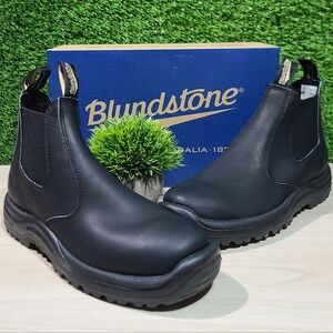 Blundstone 491 Work Series Black Chelsea Boots - AU 9.5 / US Men's 10.5 New